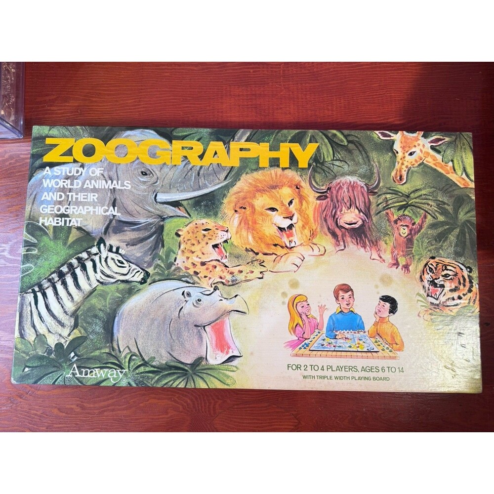 Zoography Board game Vintage Amway Corp - Vintage Game 1972